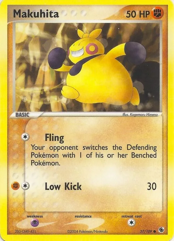 Makuhita card front