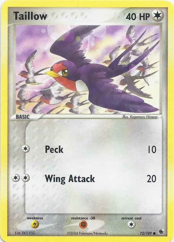 Taillow card front