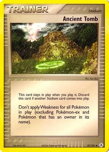 Ancient Tomb card front