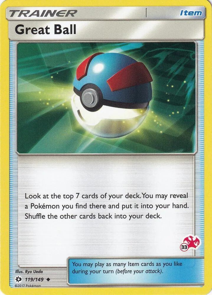 Great Ball (#33 Charizard Stamped) card front