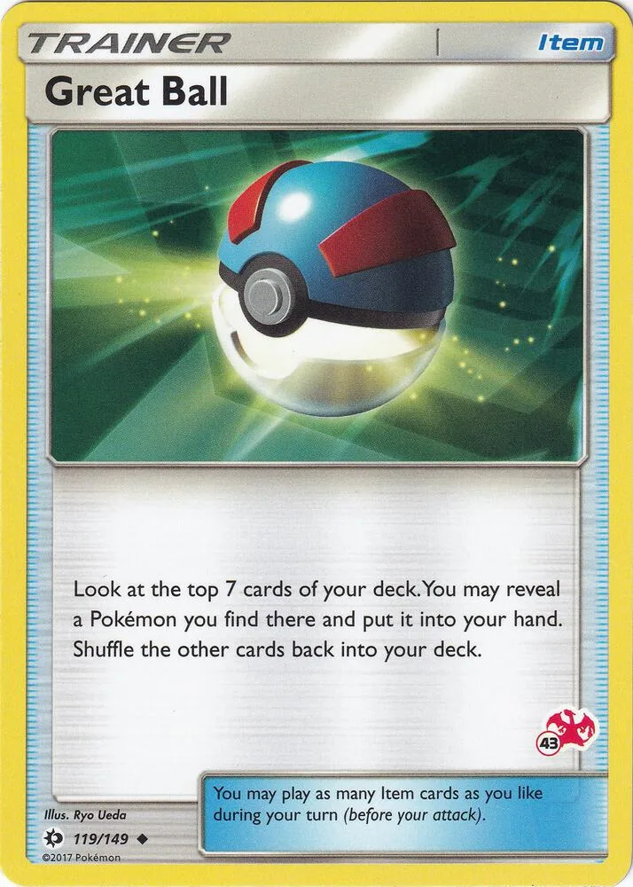 Great Ball (#43 Charizard Stamped) card front