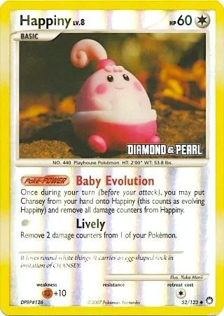 Happiny [Diamond & Pearl] card front