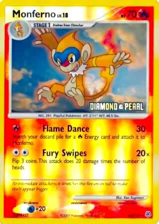 Monferno [Diamond & Pearl] card front
