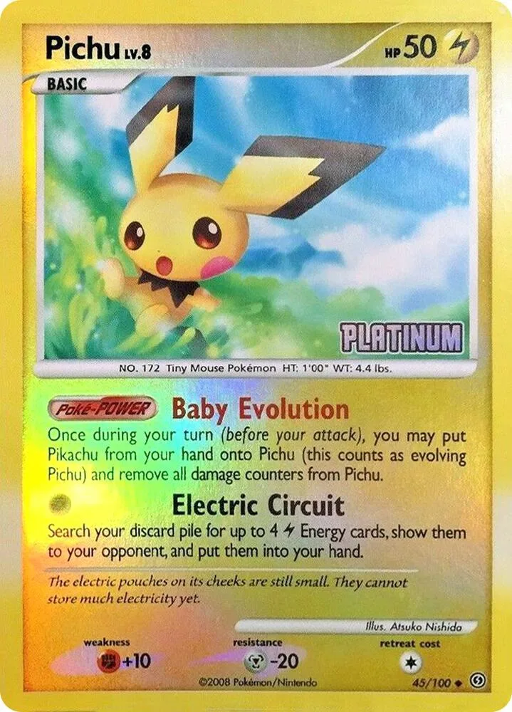 Pichu - 45/106 [Platinum] card front