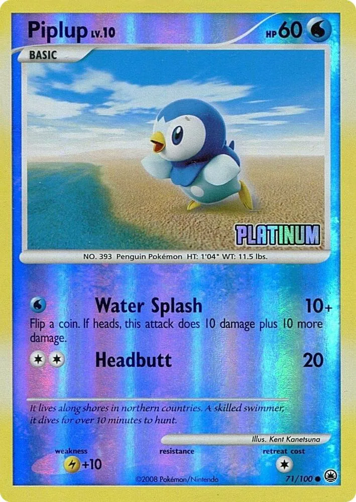 Piplup [Platinum] card front