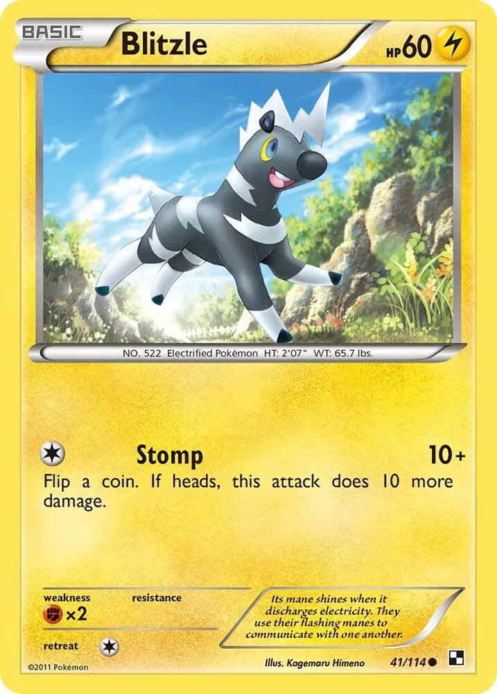 Blitzle card front
