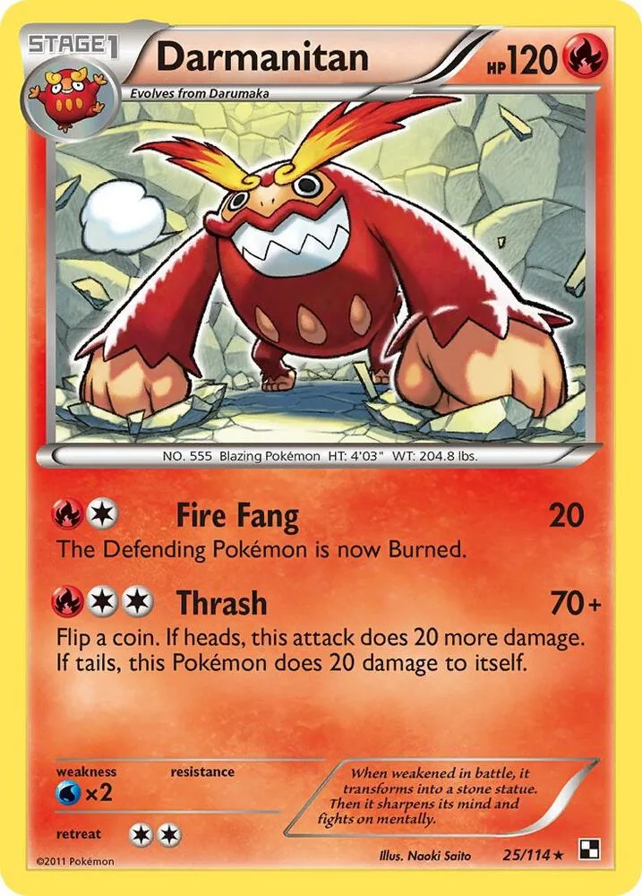 Darmanitan card front