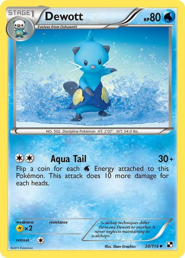 Dewott card front