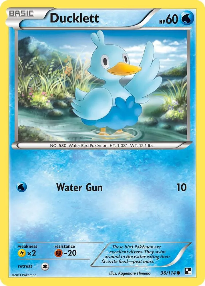 Ducklett card front