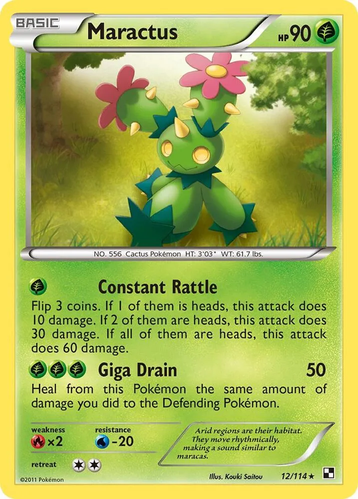 Maractus card front