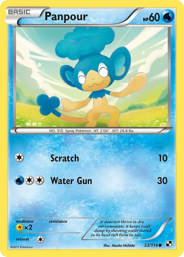 Panpour card front