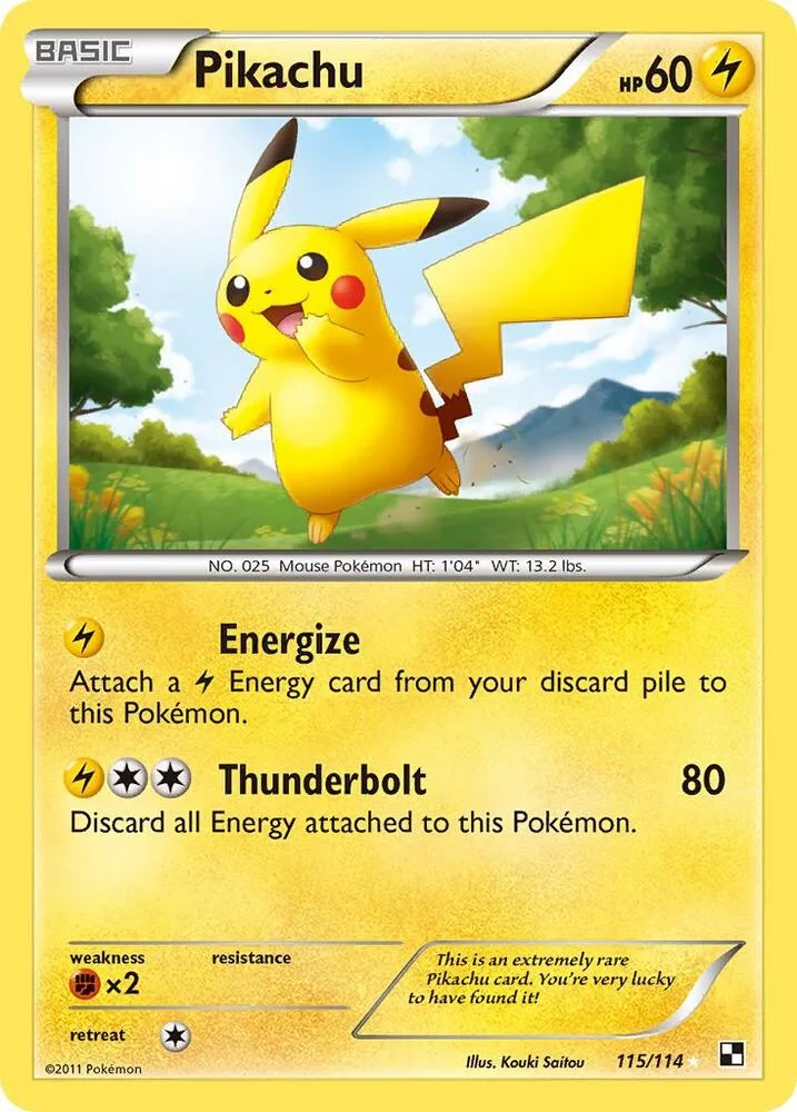 Pikachu Holofoil card