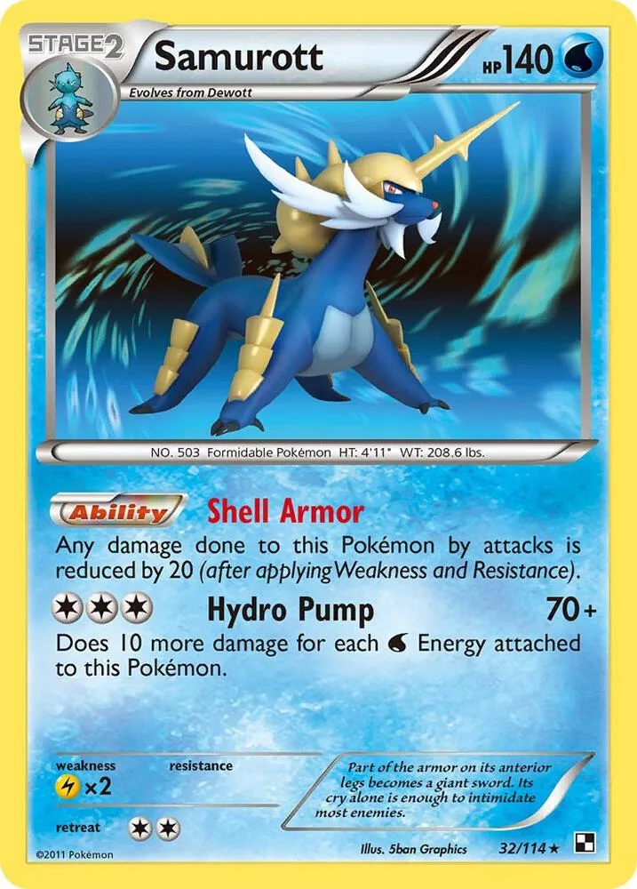 Samurott card front