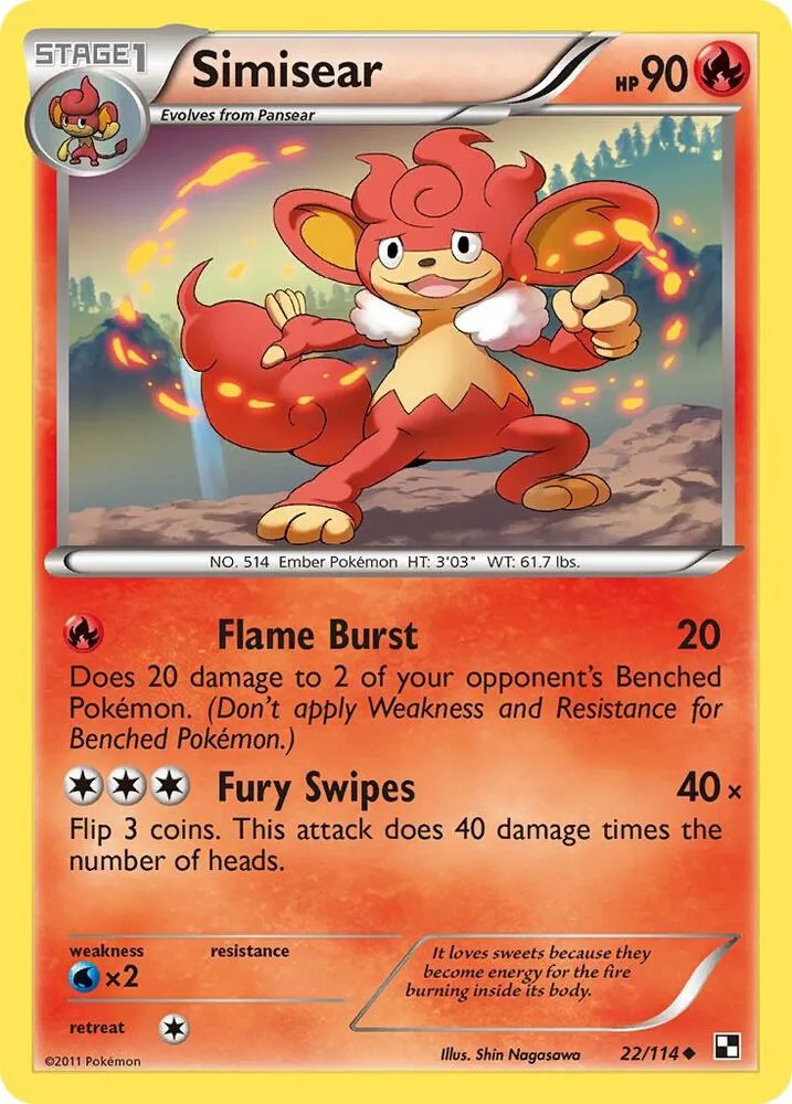 Simisear card front