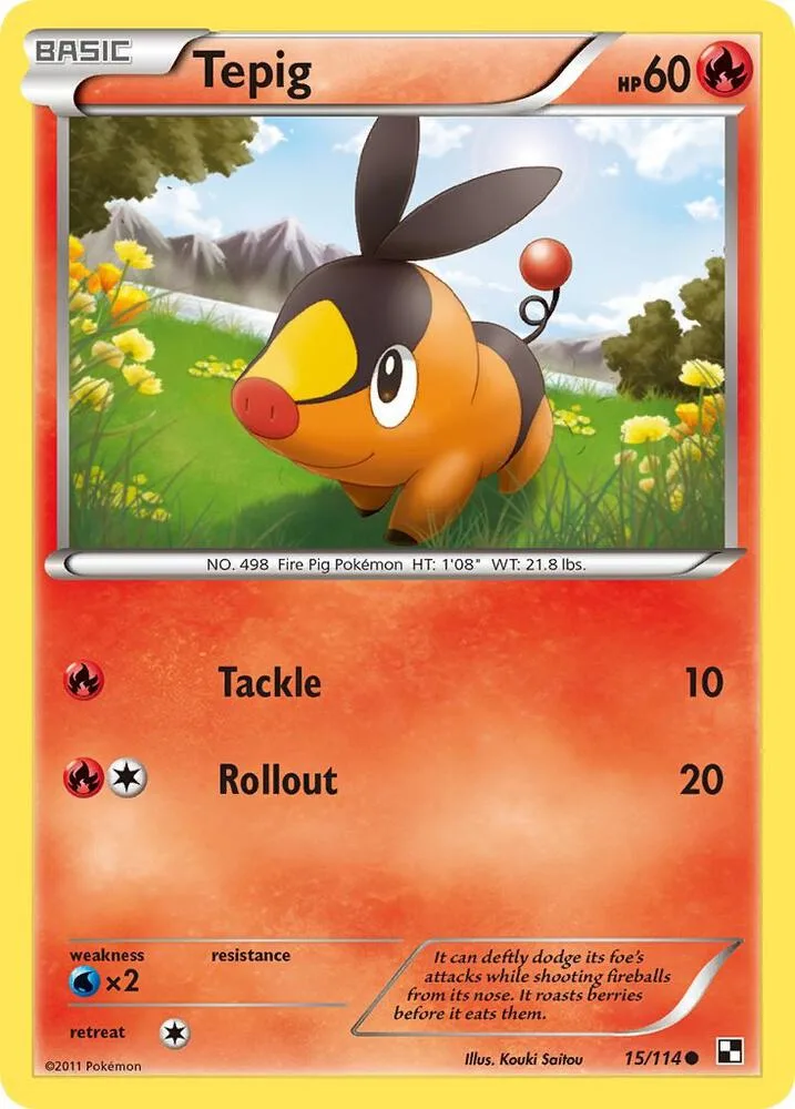 Tepig card front