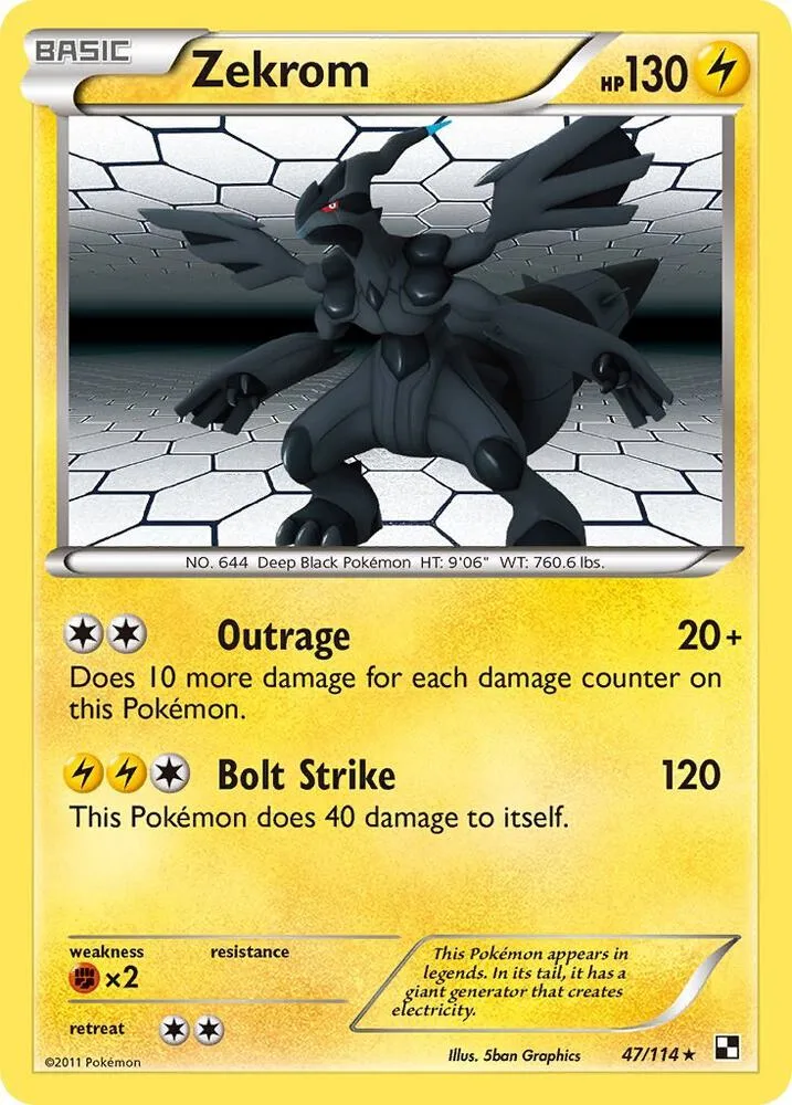 Zekrom card front