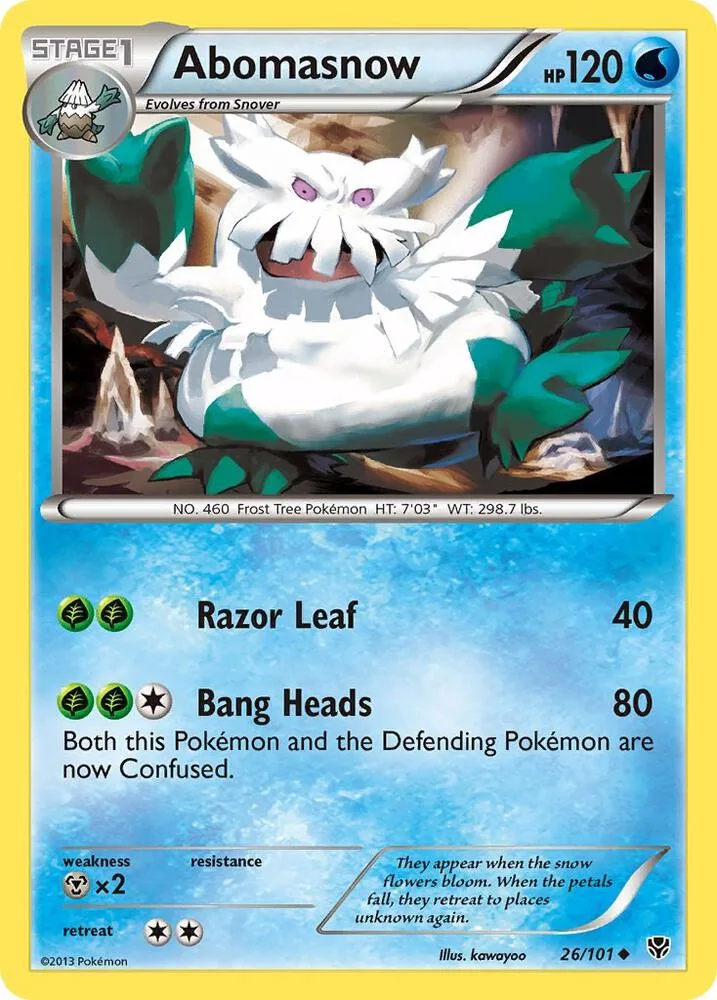 Abomasnow card front