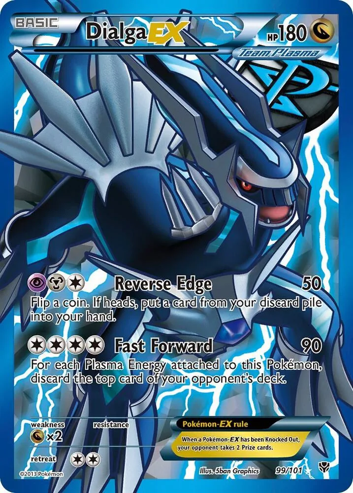 Dialga EX (Team Plasma) (99 Full Art) Holofoil card