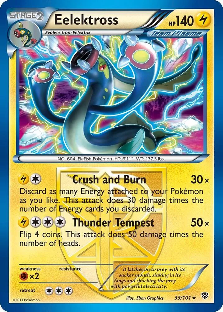 Eelektross (Team Plasma) card front