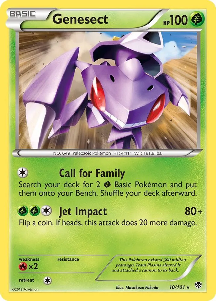 Genesect card front