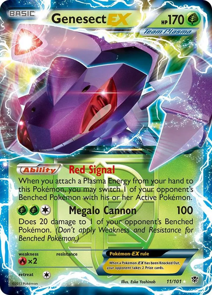 Genesect EX (Team Plasma) card front