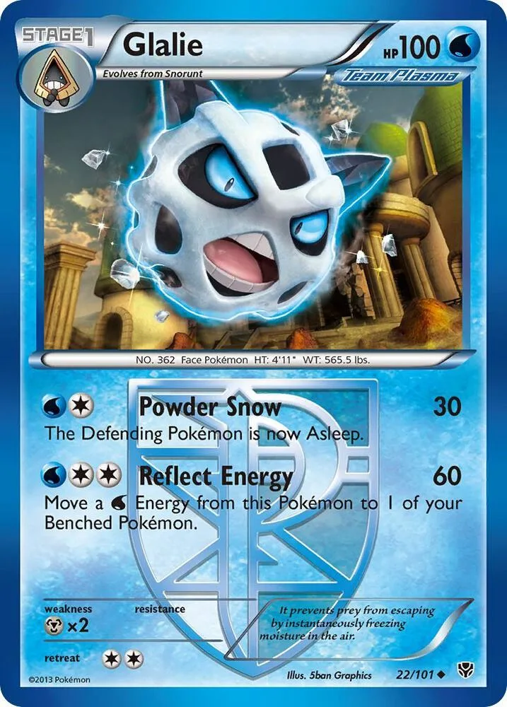 Glalie (Team Plasma) card front
