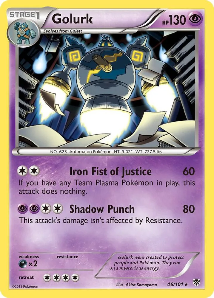 Golurk card front