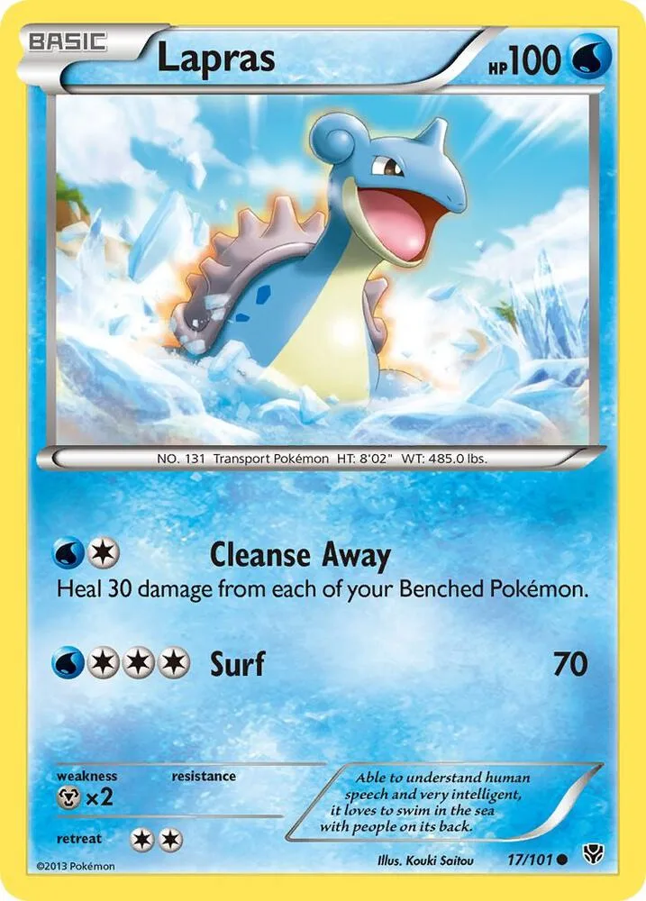 Lapras card front