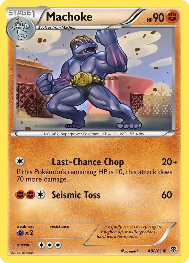 Machoke card front