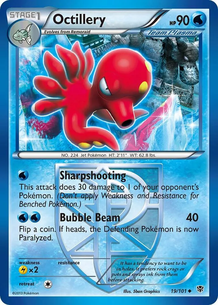 Octillery (Team Plasma) card front