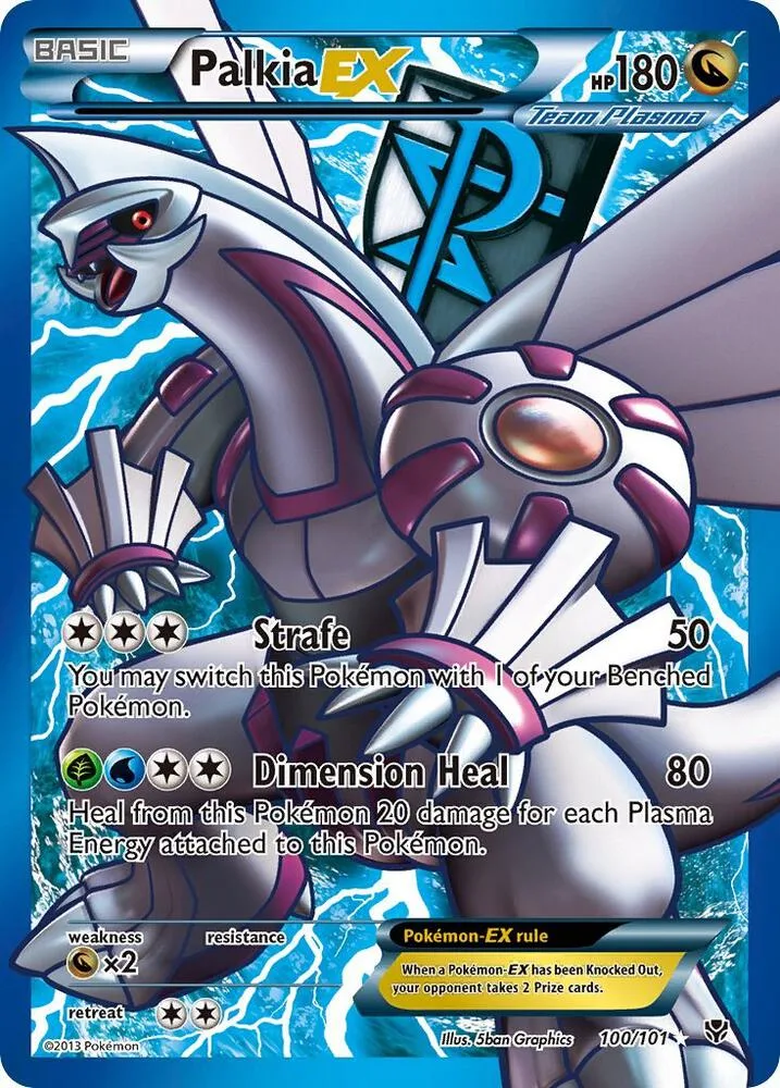 Palkia EX (Team Plasma) (100 Full Art) Holofoil card