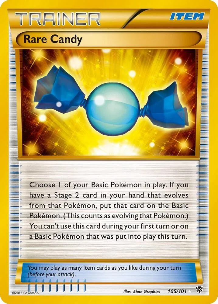 Rare Candy (105 Secret Rare) Holofoil card