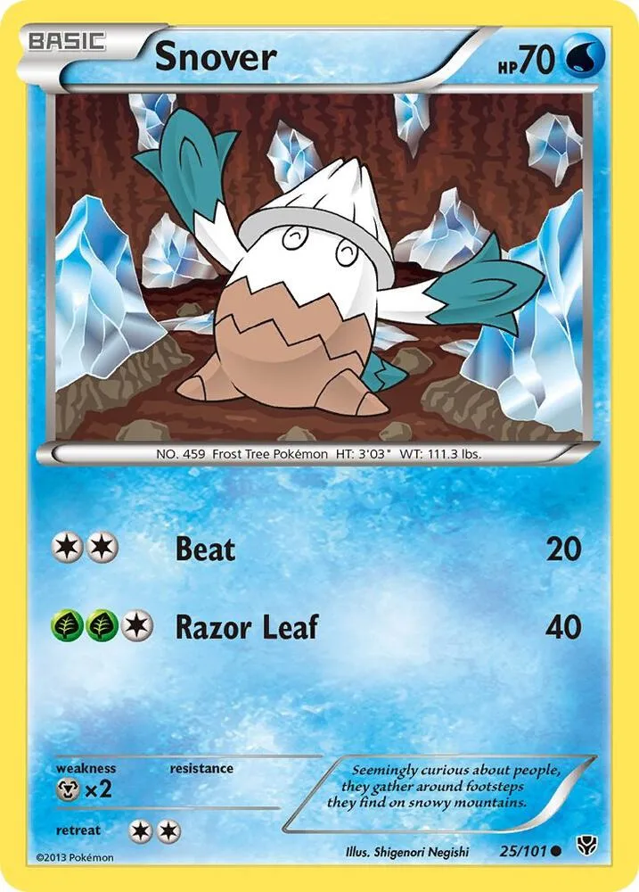 Snover card front