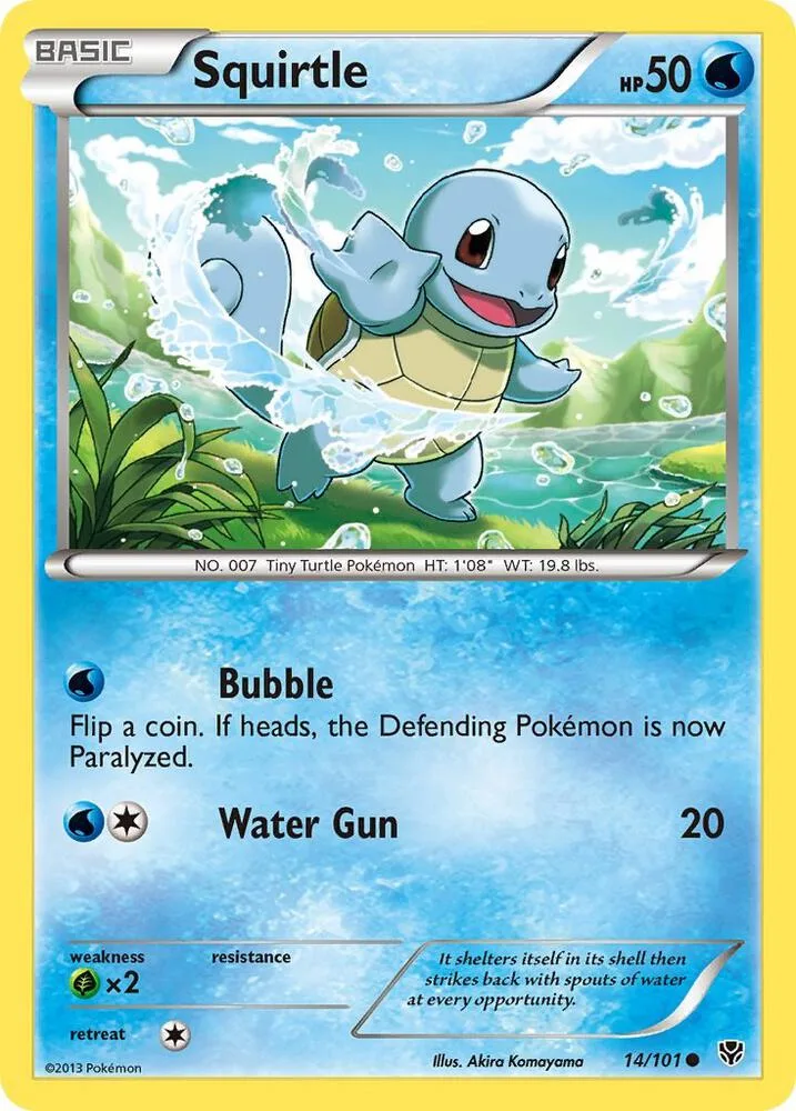 Squirtle card front