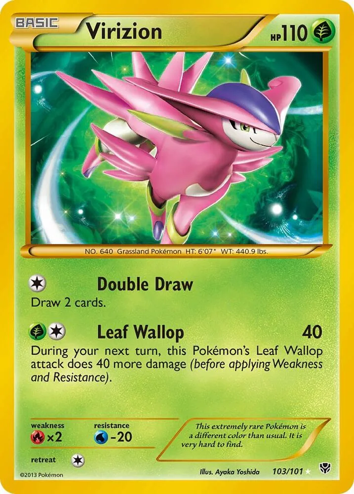 Virizion (Secret) Holofoil card