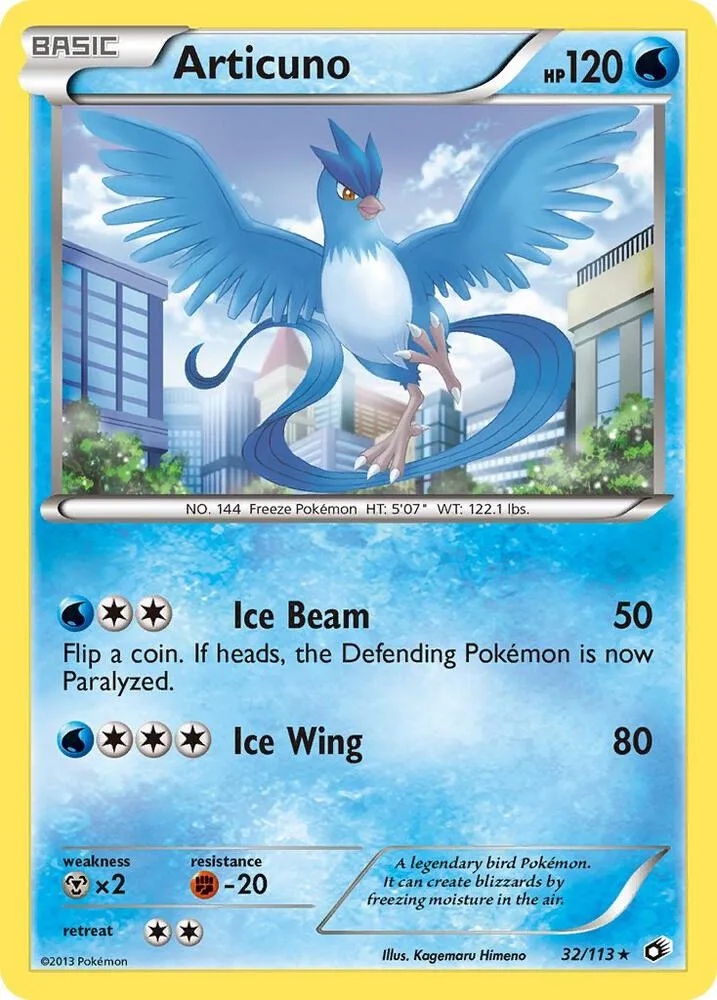 Articuno card front