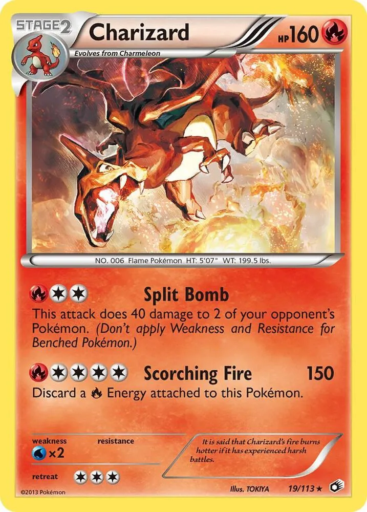 Charizard card front