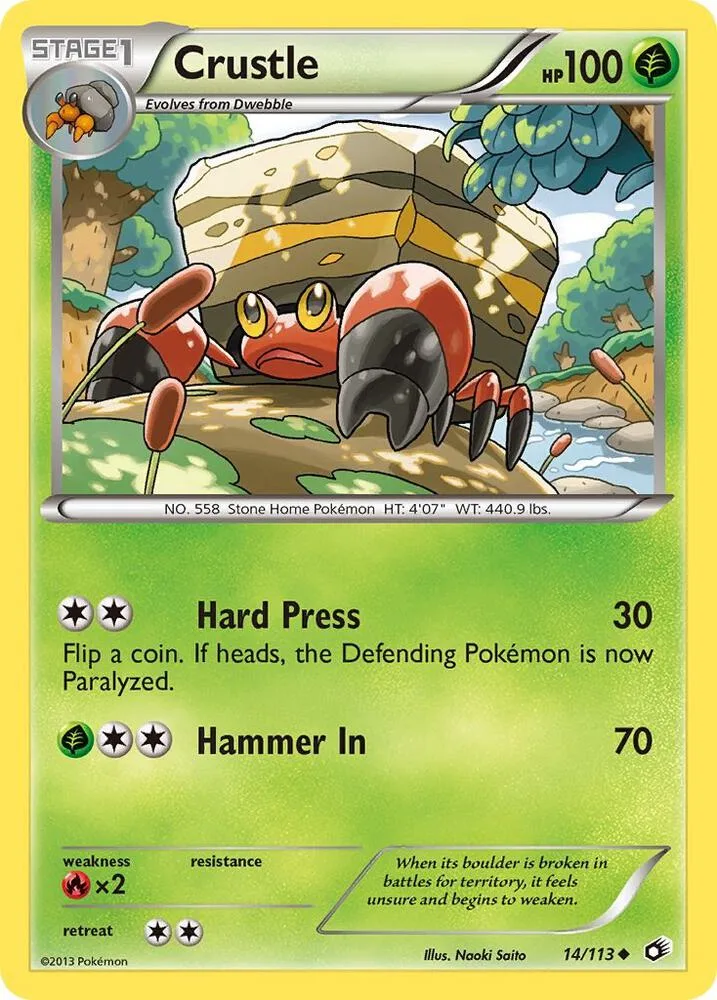 Crustle card front