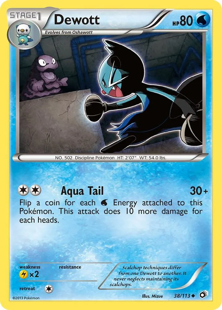Dewott card front