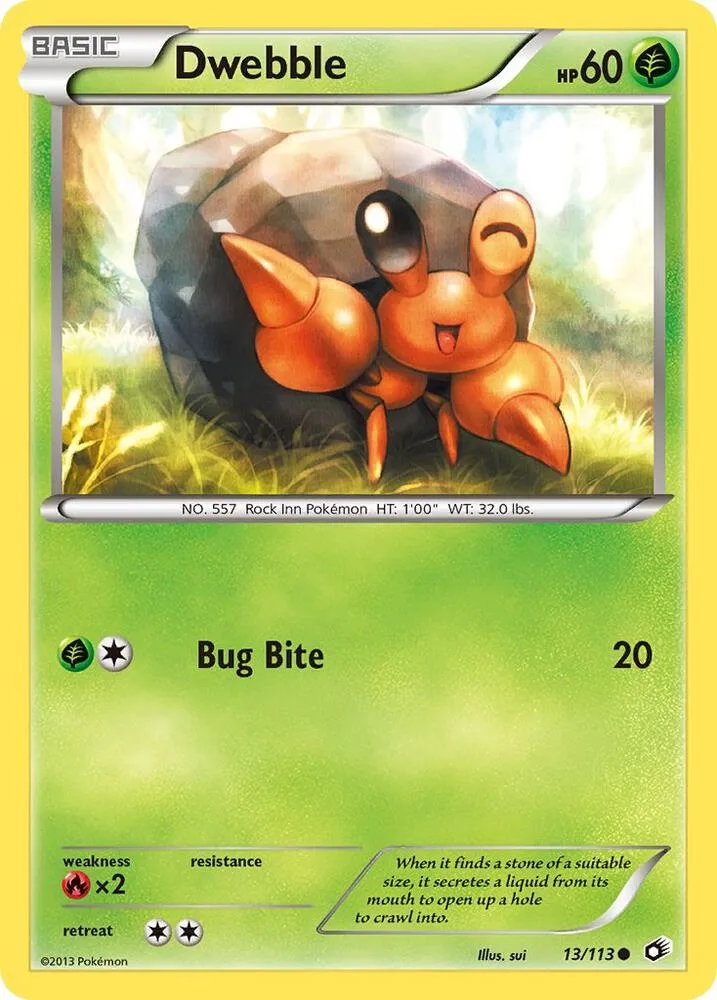 Dwebble card front