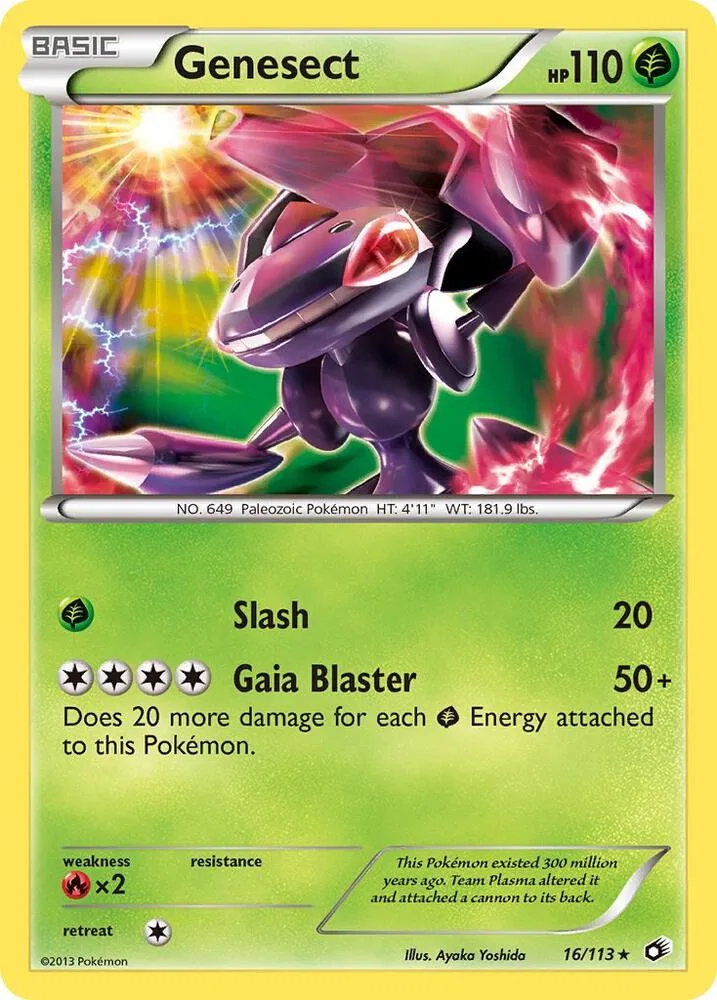 Genesect card front