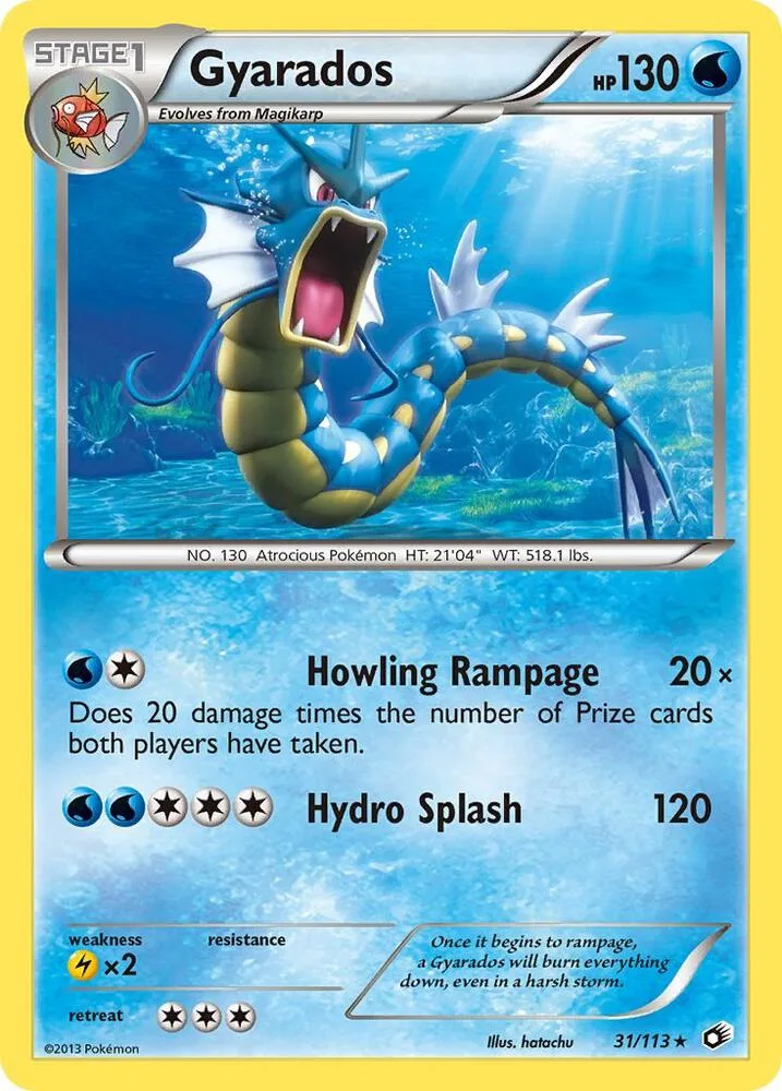 Gyarados card front