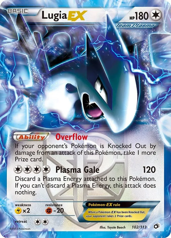 Lugia EX (Team Plasma) Holofoil card