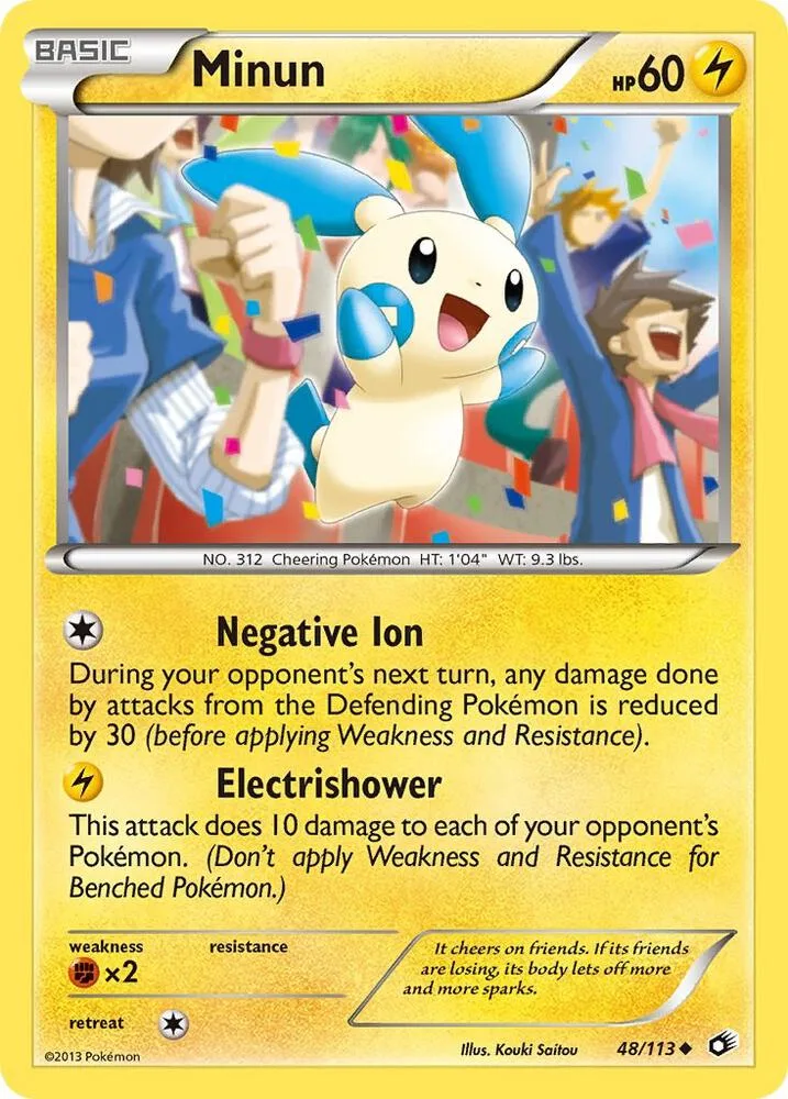 Minun card front