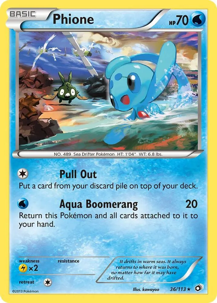 Phione card front