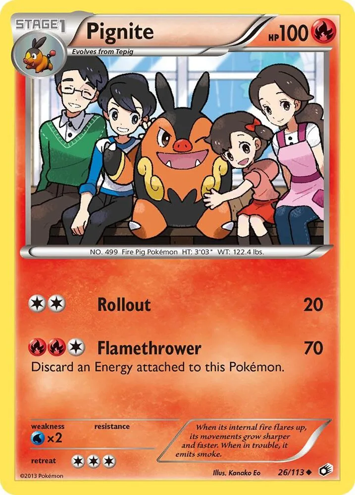 Pignite card front