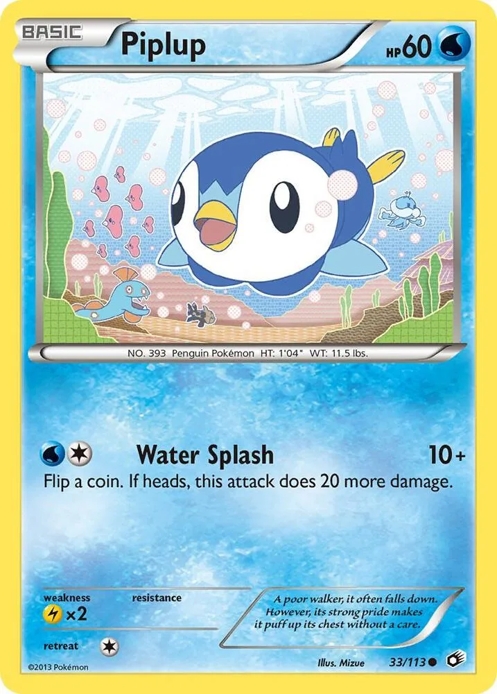 Piplup card front