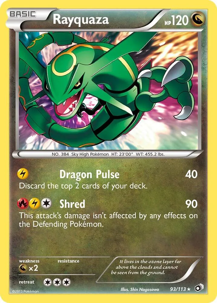 Rayquaza Reverse Holofoil card
