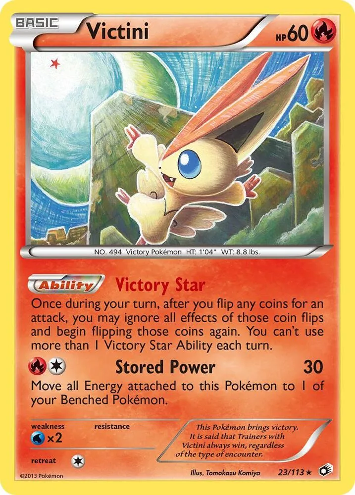 Victini card front
