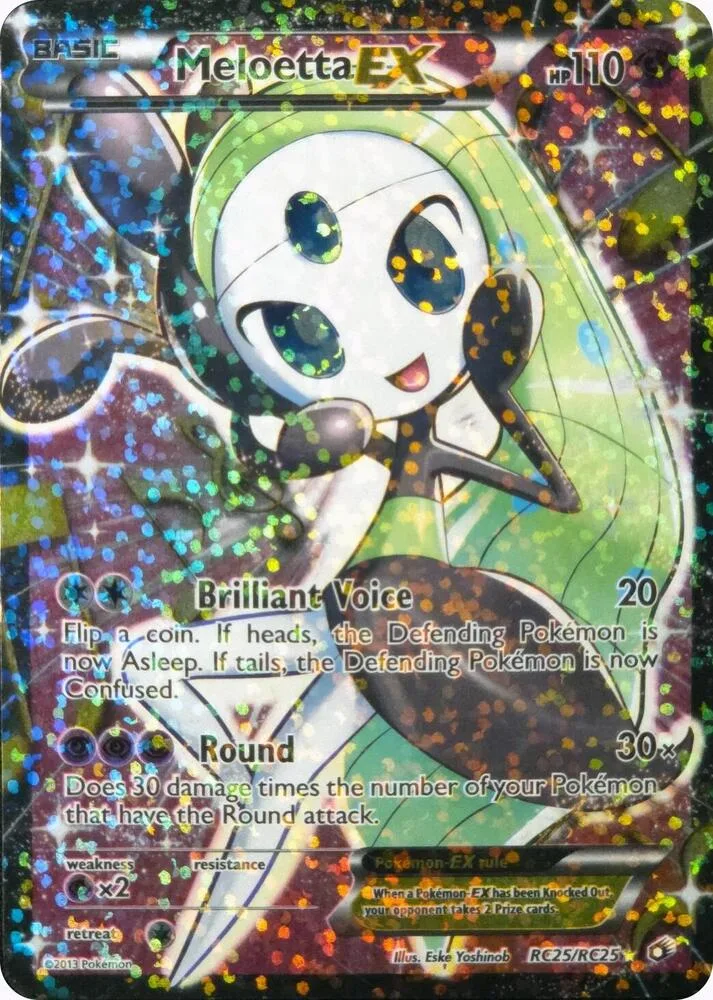 Meloetta EX (Full Art) card front